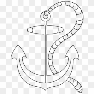 How To Draw - Anchor Drawing Clipart