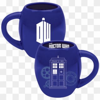 Doctor Who Oval Tardis Mug Clipart