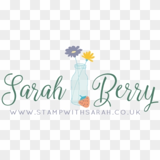 Sarah Berry Logo Flowers And Strawberry - Daisy Clipart