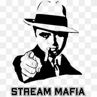 Stream Mafia - Hand Pointing Clipart
