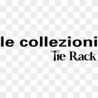 Tie Rack Logo Png Transparent - Black-and-white Clipart