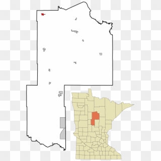 Cass Lake On Map Clipart