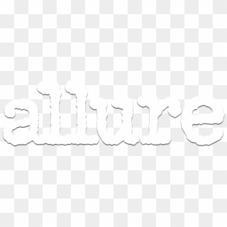 Allure Magazine Logo White Clipart