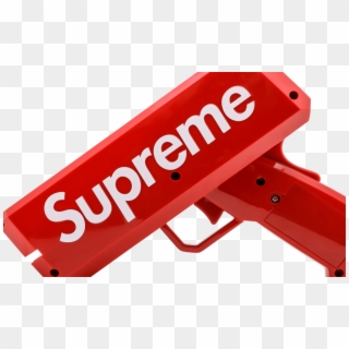 Supreme X Cash Cannon Money Gun - Transparent Supreme Money Gun Clipart