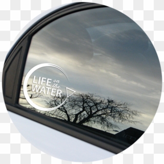 Life On The Water Circle Decal - Circle Clipart