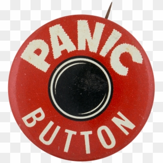 Panic Button Round - Ocp Clipart