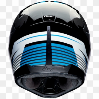 Thor Quadrant Race Blue Helmet - Motorcycle Helmet Clipart
