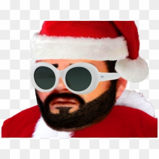 Lien Direct, 2017/51/7/1514131682 Risitas Fred Noel - Santa With Clout Goggles Clipart