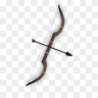 Free Bow And Arrow - Rama Bow And Arrow Png Clipart