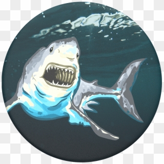 Great White, Popsockets - Great White Shark Clipart