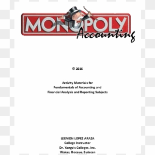 Pdf - Monopoly Clipart