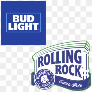Bud Light & Rolling Rock - Emblem Clipart