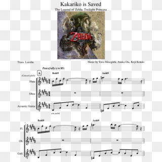 Kakariko Is Saved - Sheet Music Clipart