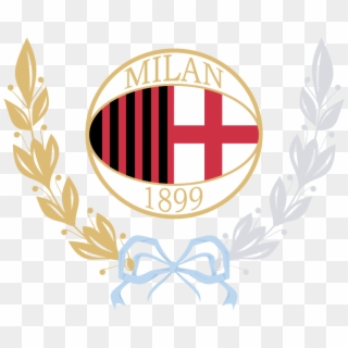 Ac Milan - Ita - - Futbox Ac Milan Emblem Clipart