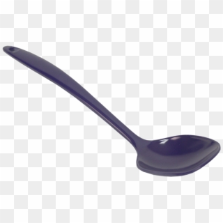 Blue Solid Plastic Spoon - Ladle Clipart
