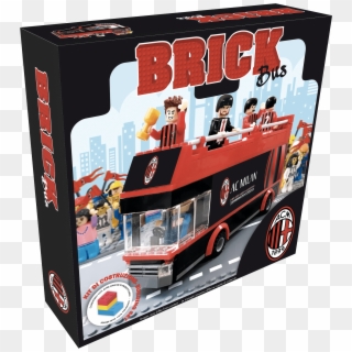 Brick Bus Ac Milan - Bus Costruzione Milan Giochi Preziosi Milan Clipart