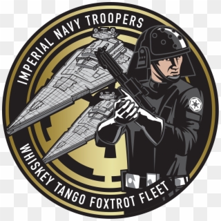 Navy Trooper Gold - Sts 120 Clipart