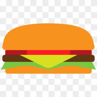 Food Hamburger Fast Burger Sandwich Cheeseburger - Makanan Lemak Vektor Png Clipart