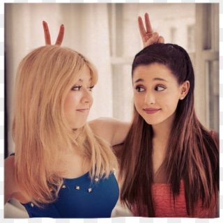 Ariana Grande As Cat Valentine And Jeanette Mcurdy - Ariana Grande When You Stir The Nesquik Clipart