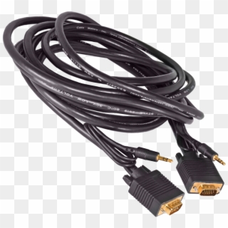 Vga To Vga W/ Aux Cables - Usb Cable Clipart