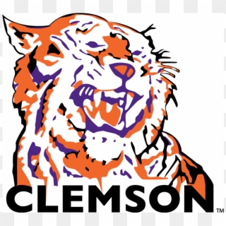 Clemson Tigers Iron On Stickers And Peel-off Decals - Old Clemson Tiger Logo Clipart
