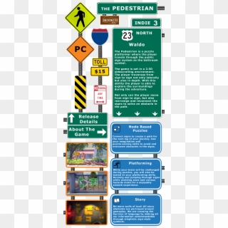 The Pedestrian - Traffic Sign Clipart