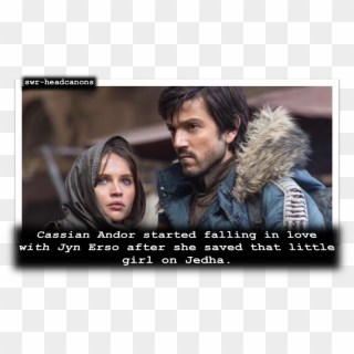 Cassian Andor Started Falling In Love With Jyn Erso - Jyn And Cassian Star Wars Clipart