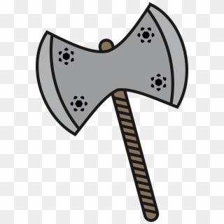 Ax,handle,hack,no Background,viking,melee Weapons,weapon, - Cartoon Axe With No Background Clipart