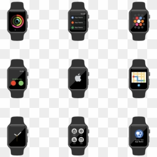 Smartwatch - Smartwatches Icons Clipart