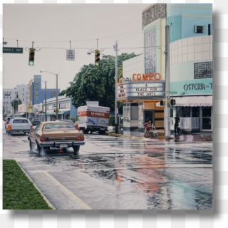 Cameo In The Rain , 1989 Acrylic On Canvas 30 X 30 Clipart