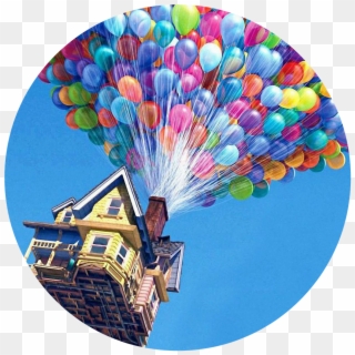 Join Us For Hot Buttery Popcorn And A Showing Of The - House From Up Flying Clipart
