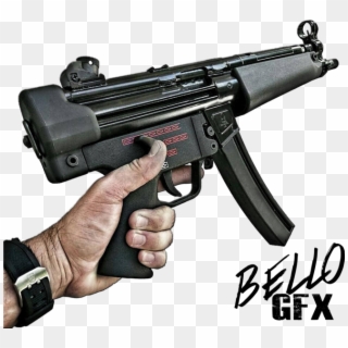 Mp5 In Hand - Trigger Clipart