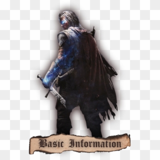 Aragorn Is A Lean Man, Dark And Tall With A Height - Shadow Of War Phone Clipart
