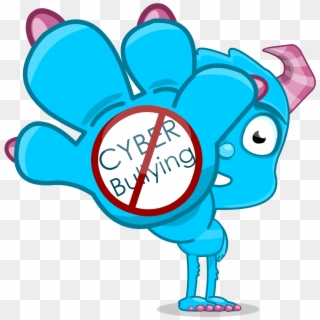 Internet Transparent Cyber - Stop Cyber Bullying Cartoon Clipart