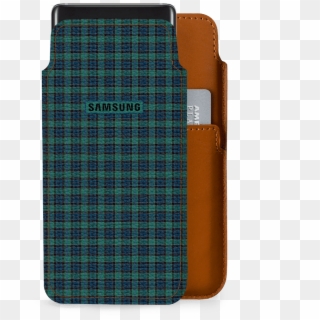 Dailyobjects Pacific Plaid Real Leather Wallet Case - Tartan Clipart