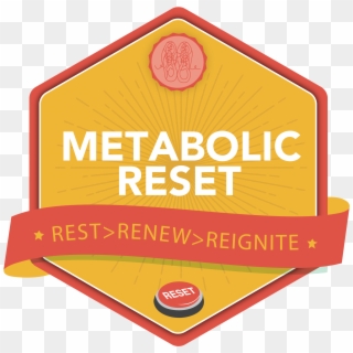 Metabolic Reset Badge Clipart