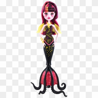 Great Scarier Reef Glowsome Ghoulfish Draculaura Doll - Monster High Great Scarrier Reef Dolls Clipart