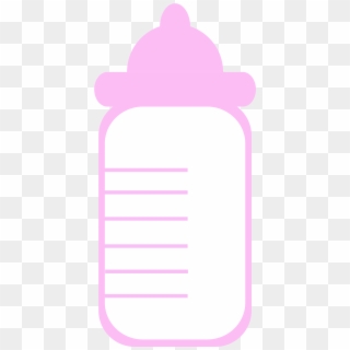 Pink Baby Bottle Clipart For A Shower Clipart Bottle - Png Download