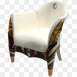 White Armchair Png Image - Throne Chair Png Transparent Clipart