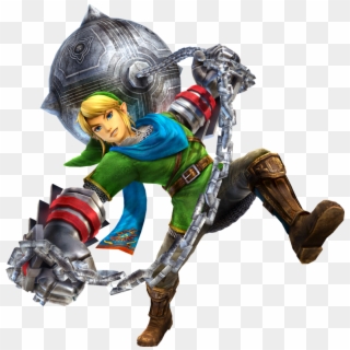 Link Pose - Hyrule Warriors Link Ball And Chain Clipart