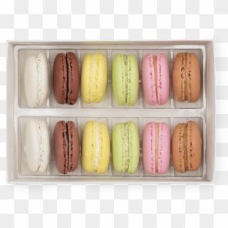 Macarons Box , 12 Pieces - Renkli Kurabiye Kahve Dünyası Clipart