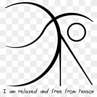 “i Am Relaxed And Free From Tension” Sigil - Sigils For Relax Clipart