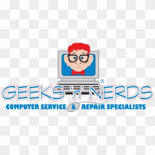 Geeks N Nerds Logo Full - Check Center Clipart