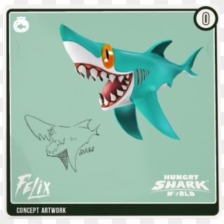 Discover Ideas About Megalodon - Mako Hungry Shark World Clipart