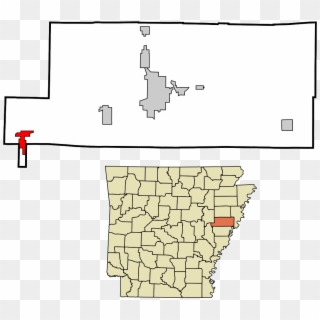 Francis County Arkansas Incorporated And Unincorporated - County Arkansas Clipart