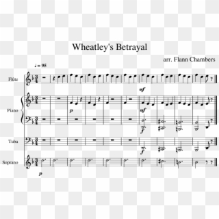 Wheatley's Betrayal Arr - Sheet Music Clipart