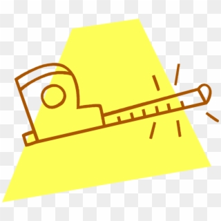 Vector Illustration Of Tape Measure Or Measuring Tape Clipart