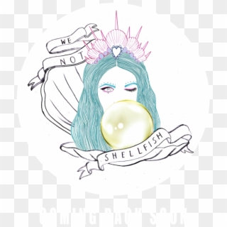 We're Not Shellfish - Illustration Clipart