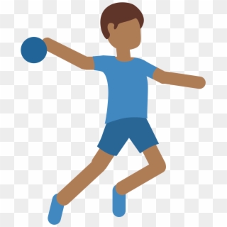 Ball Throwing - Handball Cartoon Clipart