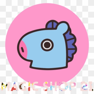Magic Shop 21 Masked Dancing Pony Mang - Bt21 Mang Clipart